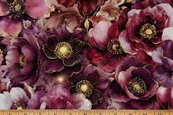 Midnight Flora Blender Woodstock Brown gold Metallic highlights