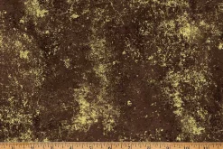 Mighnight Flora Starry Blooms Spice Brown Gold Metallic Highlight