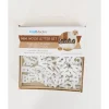 Mini Wooden Letter Set – White