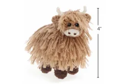 Miniature Highland Cow in Tan Amigurumi Crochet Kit