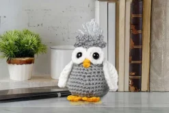 Miniature Owl Amigurumi Crochet Kit