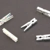Mini Plastic Clothespins – Silver/Clear- 30 Piece