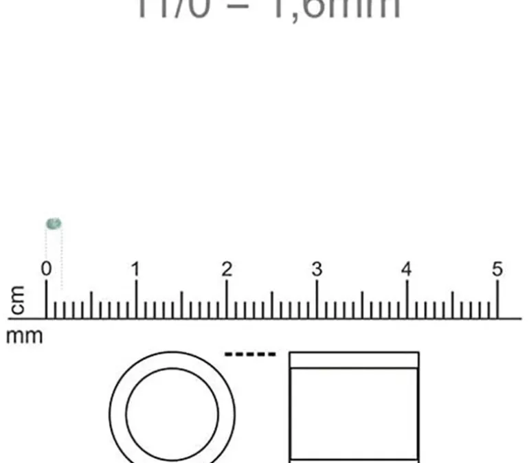 11/0 Miyuki Delica Seed Bead – Duracoat Galvanized Dark Mint Green