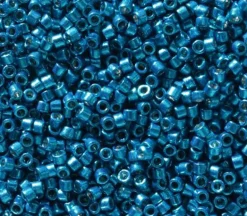11/0 Miyuki Delica Seed Bead – Duracoat Galvanized Dark Capri Blue