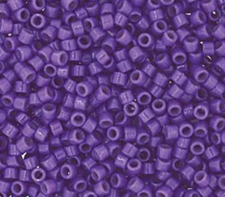 11/0 Miyuki Delica Seed Bead – Duracoat Opaque Anemone