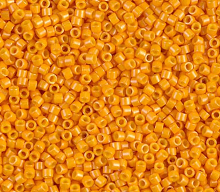 11/0 Miyuki Delica Seed Bead – Dyed Opaque Squash