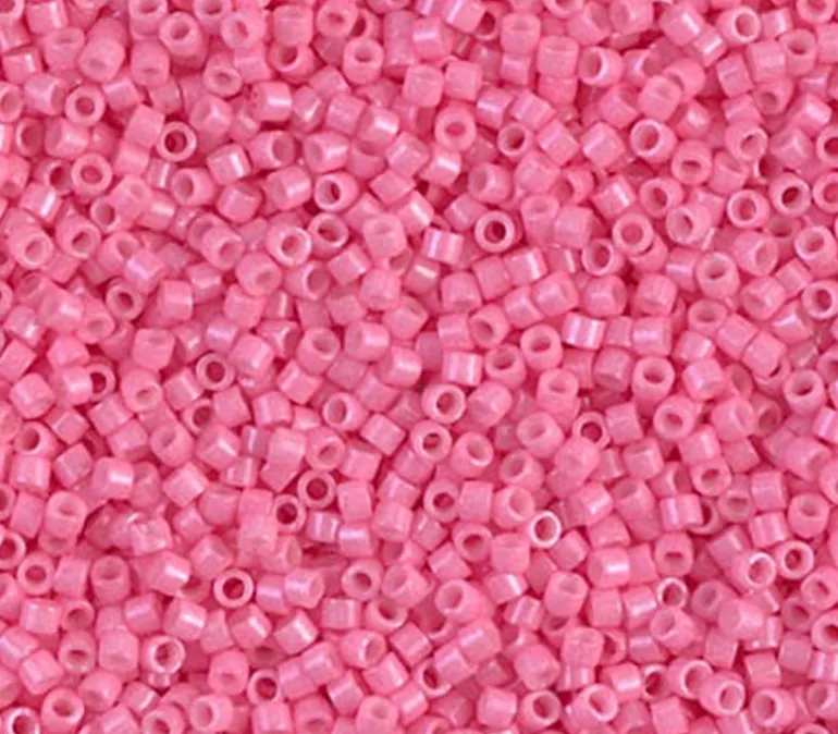 11/0 Miyuki Delica Seed Bead – Dyed Opaque Rose