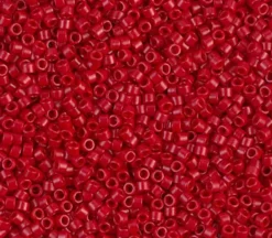 11/0 Miyuki Delica Seed Bead – Dyed Opaque Red