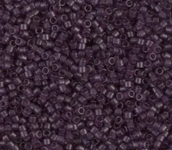 11/0 Miyuki Delica Seed Bead – Dye Matte Transparent Amethyst