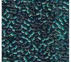 11/0 Miyuki Delica Seed Bead – Emerald Lined Aqua AB
