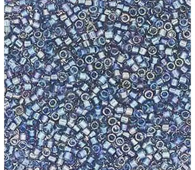 11/0 Miyuki Delica Seed Bead – Fancy Lined Anchor Grey