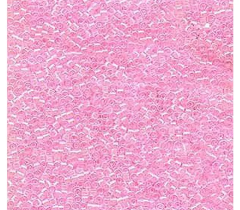 11/0 Miyuki Delica Seed Bead – Lined Pale Pink AB