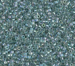 11/0 Miyuki Delica Seed Bead – Lined AB Light Seafoam