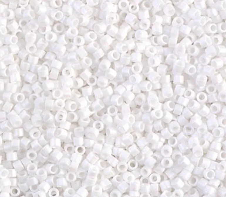 11/0 Miyuki Delica Seed Bead – Matte White
