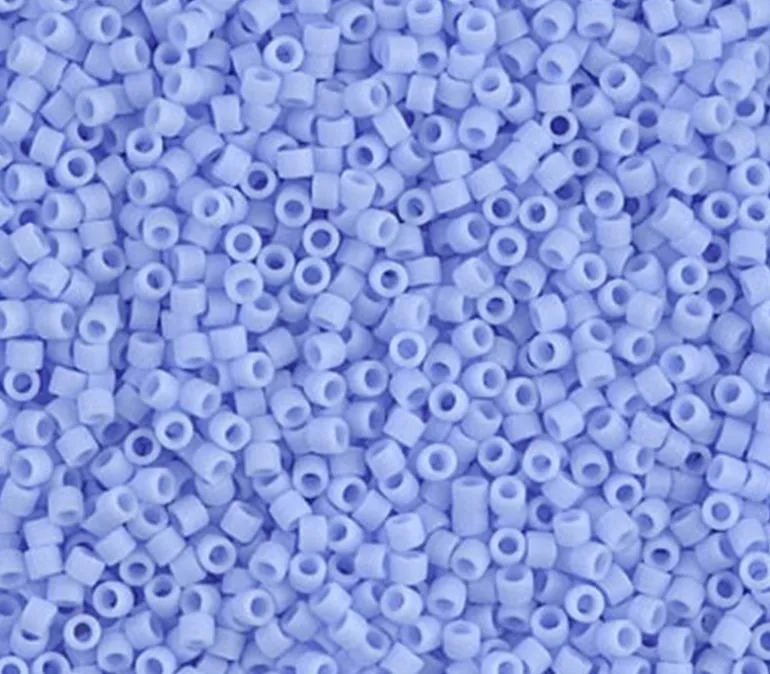 11/0 Miyuki Delica Seed Bead – Matte Opaque Agate Blue