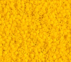 11/0 Miyuki Delica Seed Bead – Matte Opaque Canary