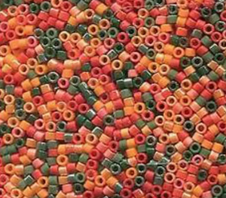11/0 Miyuki Delica Seed Bead – Mixed Pumpkin Patch