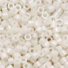 11/0 Miyuki Delica Seed Bead – Opaque Alabaster Luster
