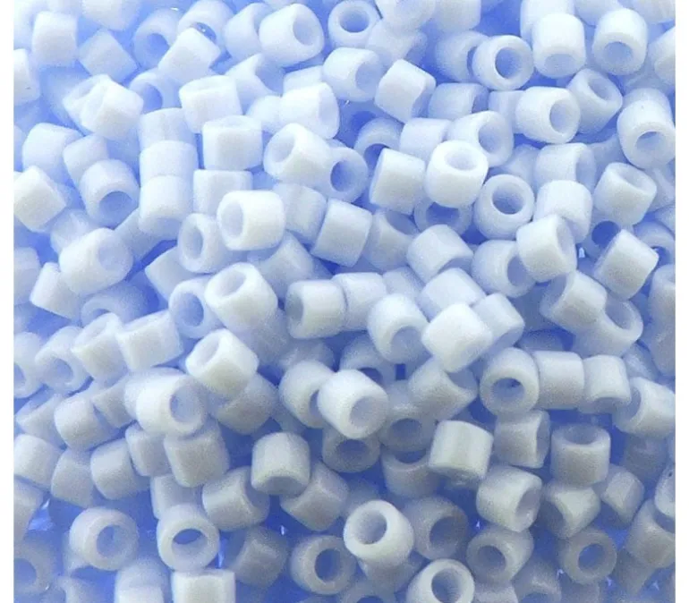 11/0 Miyuki Delica Seed Bead – Opaque Light Sky Blue