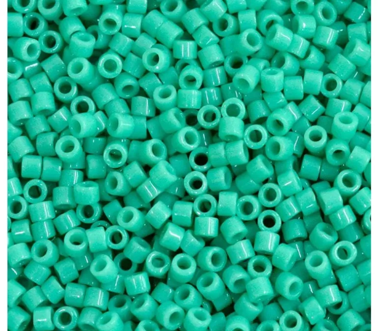 11/0 Miyuki Delica Seed Bead – Opaque Turquoise