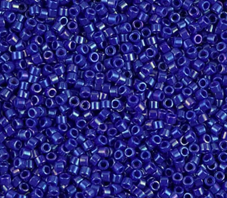11/0 Miyuki Delica Seed Bead – Opaque Royal Blue Luster