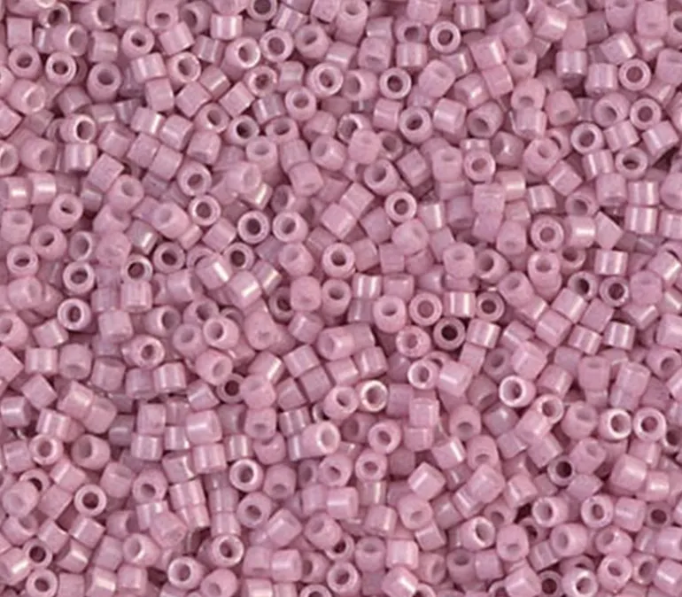 11/0 Miyuki Delica Seed Bead – Opaque Old Rose Luster