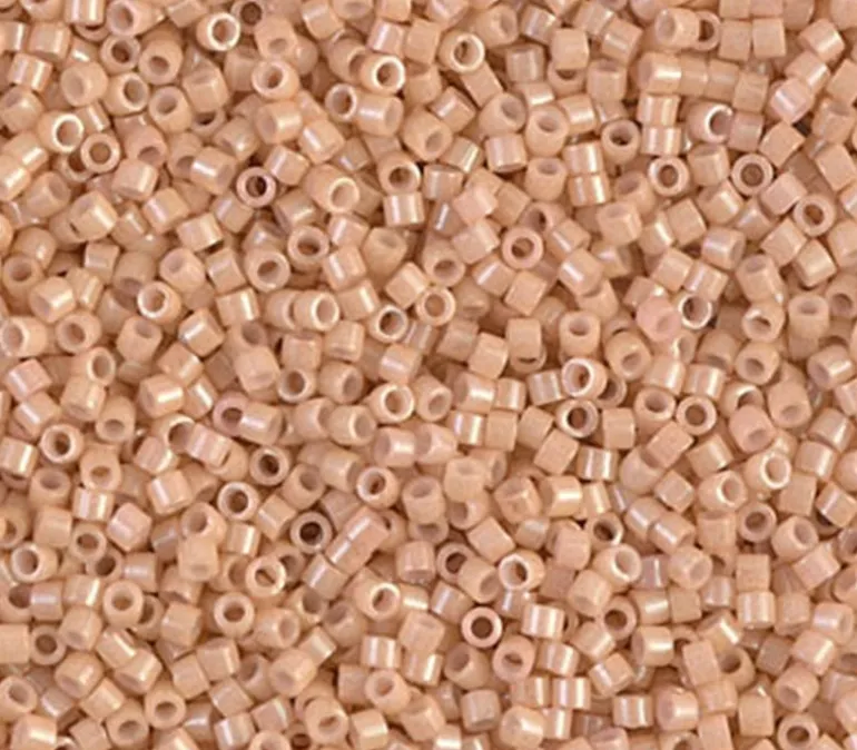 11/0 Miyuki Delica Seed Bead – Opaque Tan