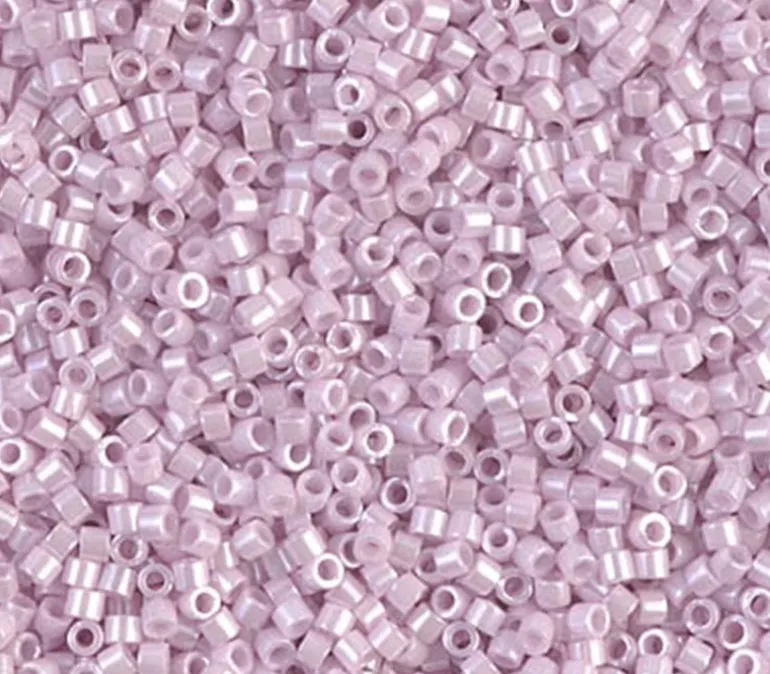 11/0 Miyuki Delica Seed Bead – Opaque Pale Roseceylon