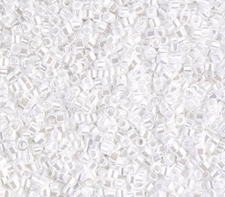 11/0 Miyuki Delica Seed Bead – Opaque White Pearl