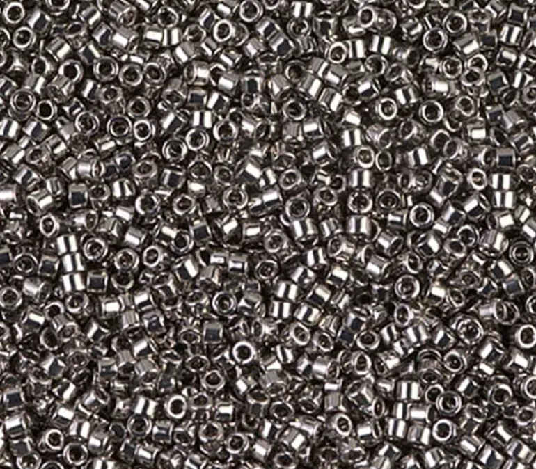 11/0 Miyuki Delica Seed Bead – Steel
