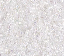 11/0 Miyuki Delica Seed Bead – White Opal AB