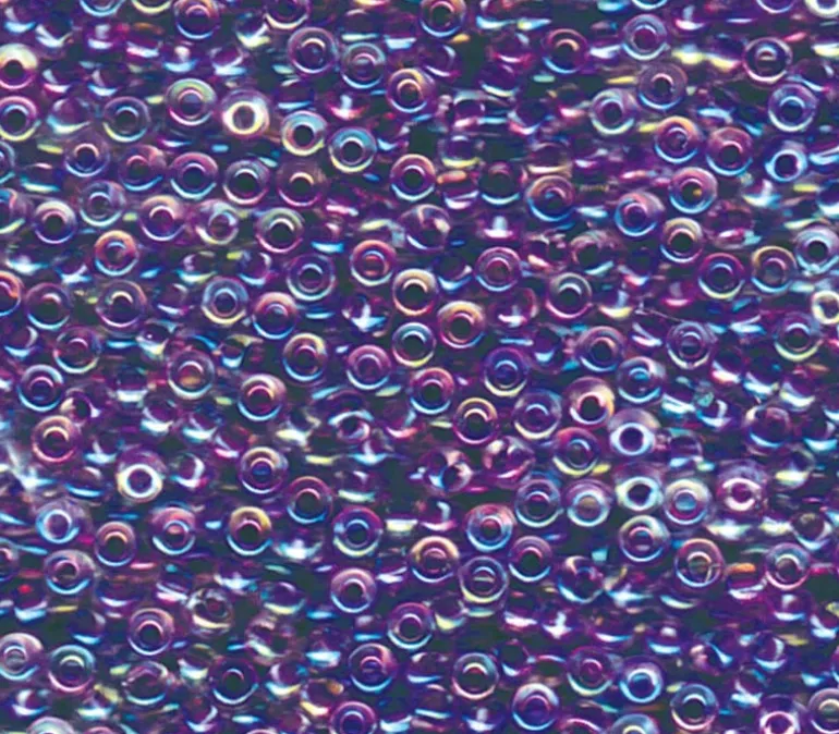8/0 Miyuki Round Seed Bead – Amethyst Lined Crystal AB