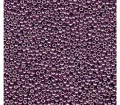 15/0  Miyuki Round Seed Bead – Duracoat Galvanized Eggplant