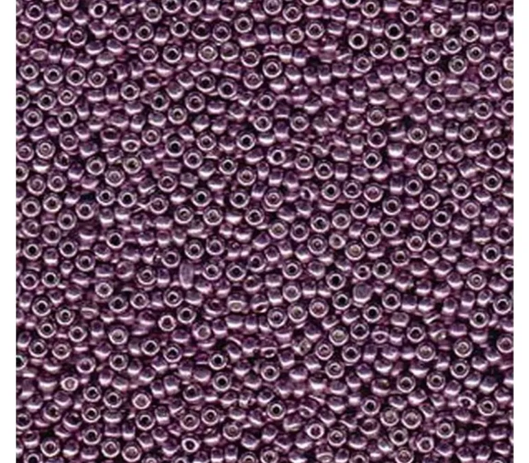 15/0 Miyuki Round Seed Bead – Duracoat Galvanized Eggplant