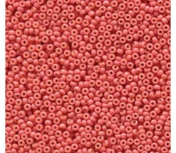 15/0  Miyuki Round Seed Bead – Duracoat Opaque Dyed Rose