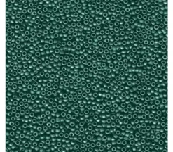 15/0  Miyuki Round Seed Bead – Matte Met Teal Iris