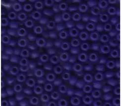 6/0  Miyuki Round Seed Bead – Matte Opaque Cobalt