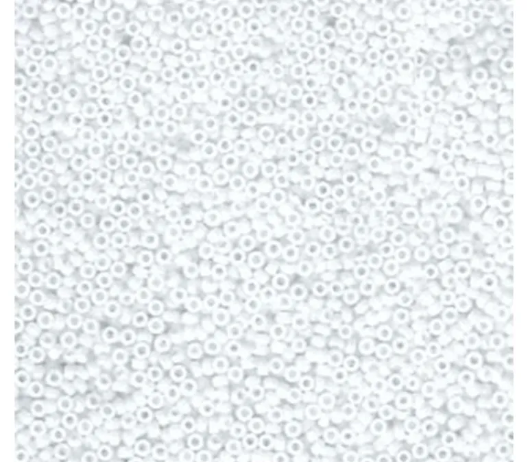 15/0 Miyuki Round Seed Bead – Matte White