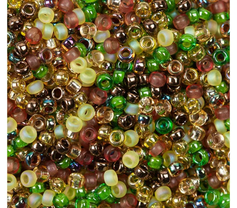 15/0 Miyuki Round Seed Bead – Mixed Earthtone