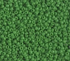 11/0 Miyuki Round Seed Bead – Opaque Jade Green