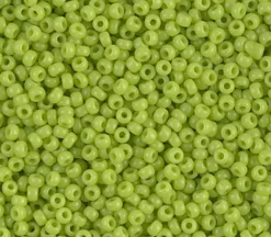 11/0 Miyuki Round Seed Bead – Opaque Chartruese