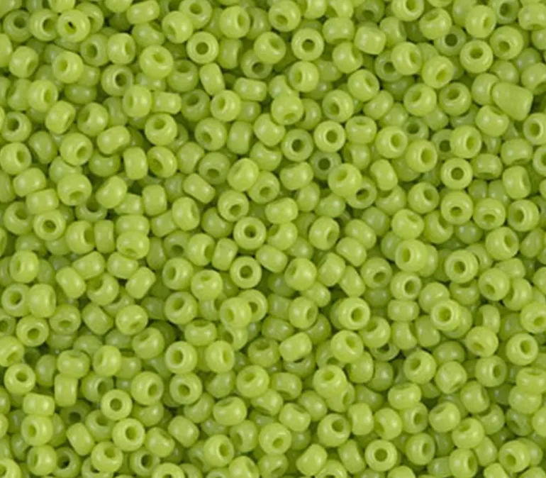 11/0 Miyuki Round Seed Bead – Opaque Chartruese