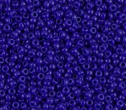 11/0 Miyuki Round Seed Bead – Opaque Cobalt