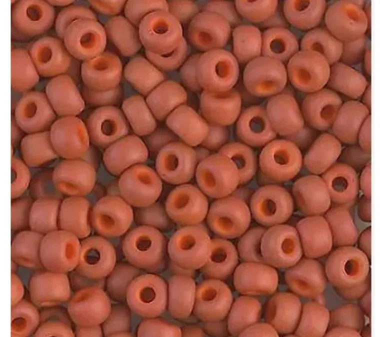 6/0 Miyuki Round Seed Bead – Opaque Terracotta
