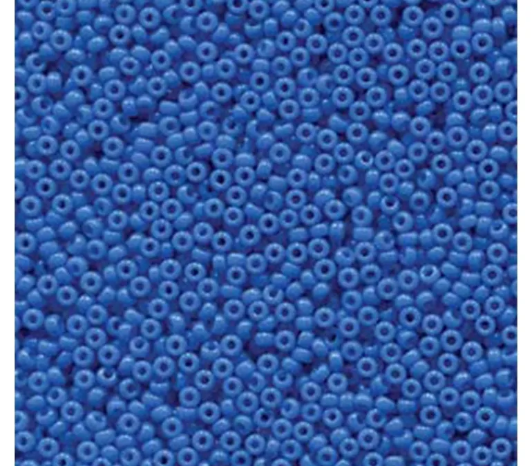 15/0 Miyuki Round Seed Bead – Opaque Bright Blue