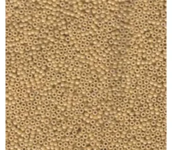 15/0  Miyuki Round Seed Bead – Opaque Tan