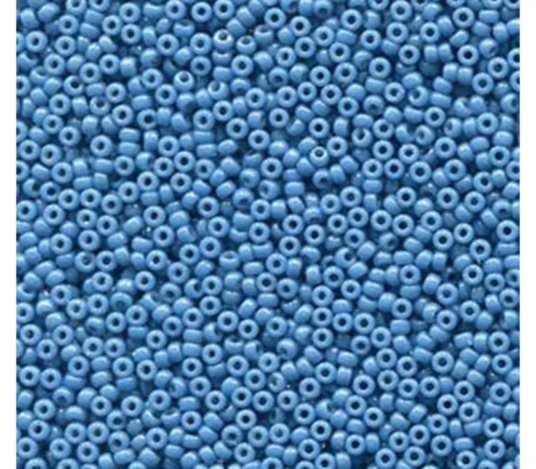 15/0 Miyuki Round Seed Bead – Opaque Dyed Dark Blue