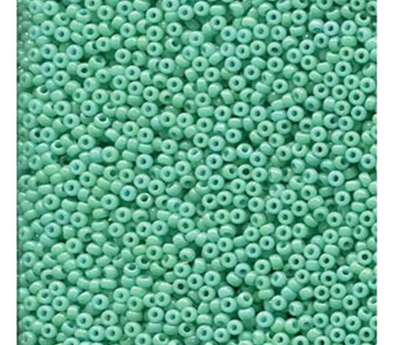 15/0 Miyuki Round Seed Bead – Opaque Dyed Turquoise