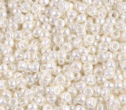 8/0 Miyuki Round Seed Bead – Pearl Ceylon