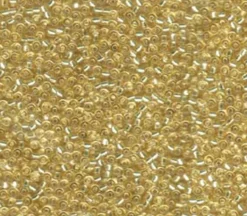 11/0 Miyuki Round Seed Bead – Silver Lined Pale Gold